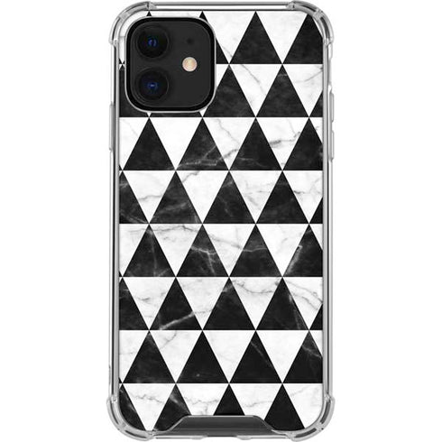 Geometric Marble iPhone 12 Mini Clear Case