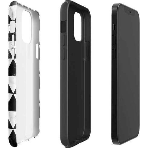 Geometric Marble iPhone 12 Pro Impact Case