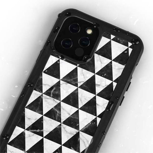 Geometric Marble iPhone 12 Pro Waterproof Case
