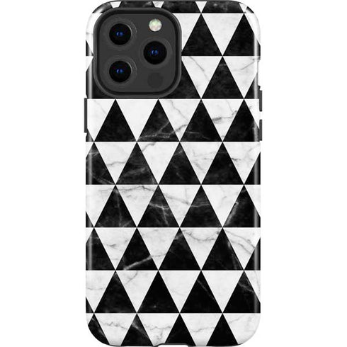 Geometric Marble iPhone 13 Pro Max Impact Case