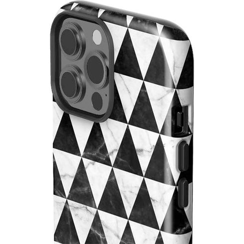 Geometric Marble iPhone 13 Pro Max Impact Case