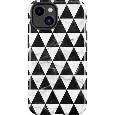 Geometric Marble iPhone 14 Plus Impact Case