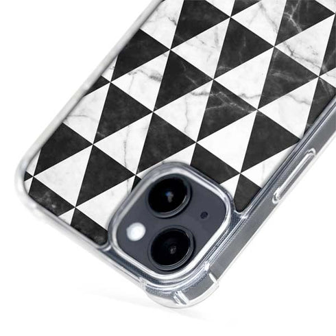 Geometric Marble iPhone 15 Plus MagSafe Case