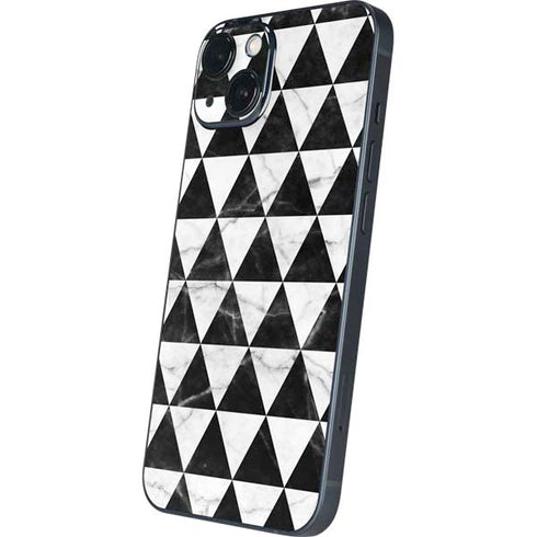 Geometric Marble iPhone 15 Plus Skin