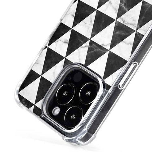 Geometric Marble iPhone 15 Pro Max MagSafe Case