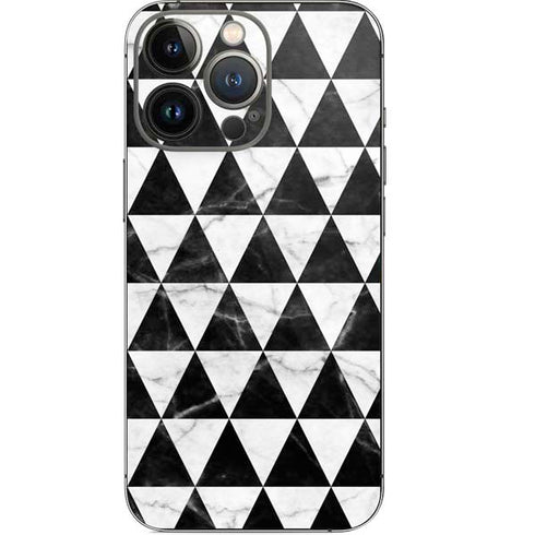 Geometric Marble iPhone 14 Pro Skin