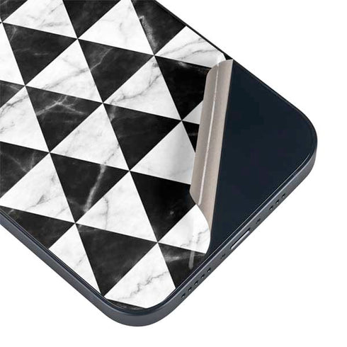 Geometric Marble iPhone 15 Skin