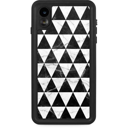 Geometric Marble iPhone XR Waterproof Case