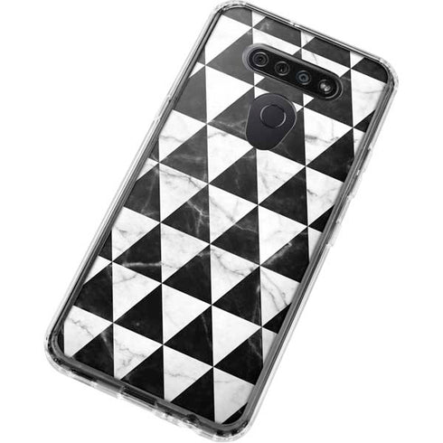 Geometric Marble LG K51/Q51 Clear Case