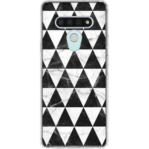 Geometric Marble LG Stylo 6 Clear Case