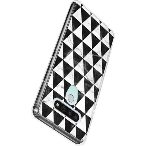 Geometric Marble LG Stylo 6 Clear Case