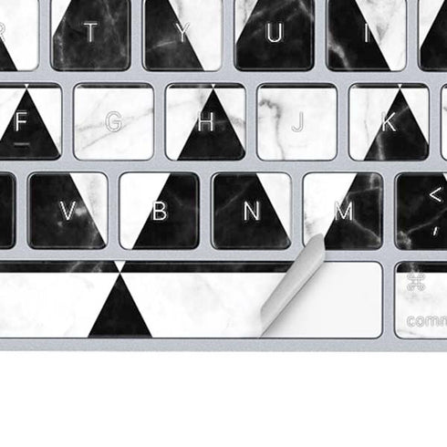 Geometric Marble Magic Keyboard Skin