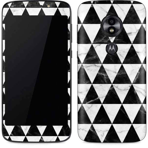 Geometric Marble Moto E5 Play Skin