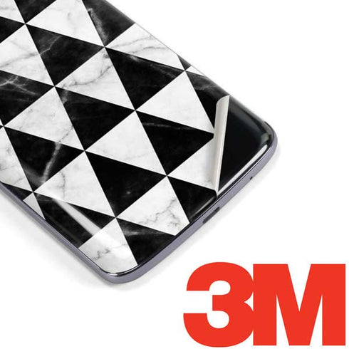 Geometric Marble Moto E5 Plus Skin