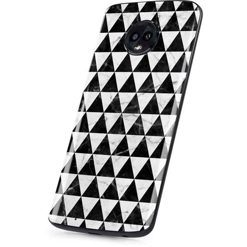 Geometric Marble Moto G6 Skin