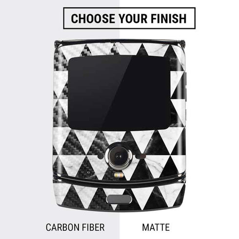 Geometric Marble Motorola RAZR Skin