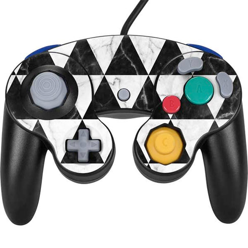 Geometric Marble Nintendo GameCube Controller Skin