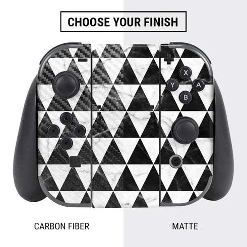 Geometric Marble Nintendo Switch Bundle Skin