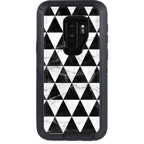 Geometric Marble Otterbox Defender Galaxy Skin