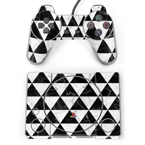 Geometric Marble PlayStation Classic Bundle Skin