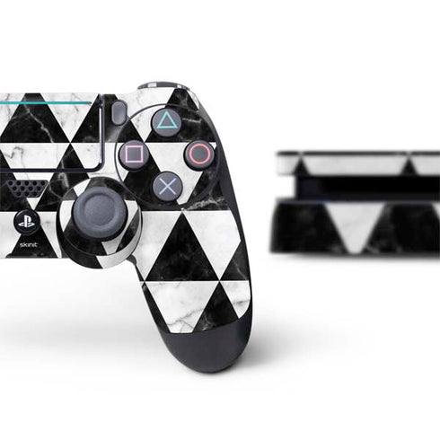 Geometric Marble PS4 Slim Bundle Skin