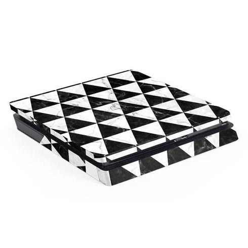 Geometric Marble PS4 Slim Skin