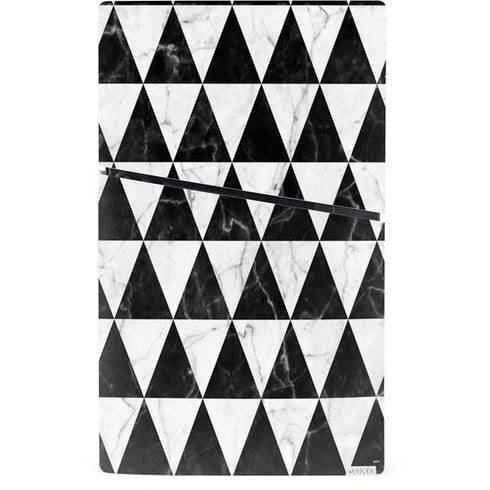 Geometric Marble PS5 Slim Digital Edition Console Skin