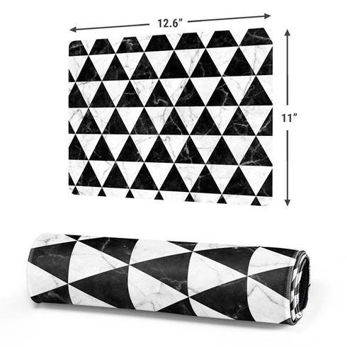 Geometric Marble Gaming Mouse Pad