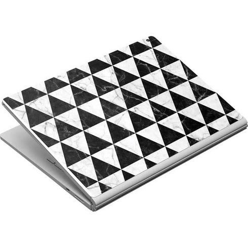 Geometric Marble Surface Book Skin