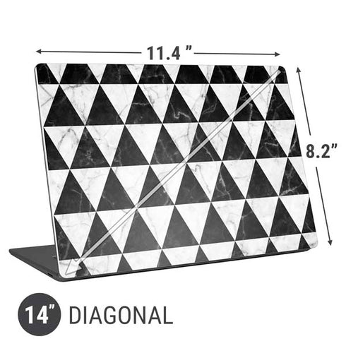Geometric Marble Universal Laptop 14in (11.4 x 8.2in) Skin