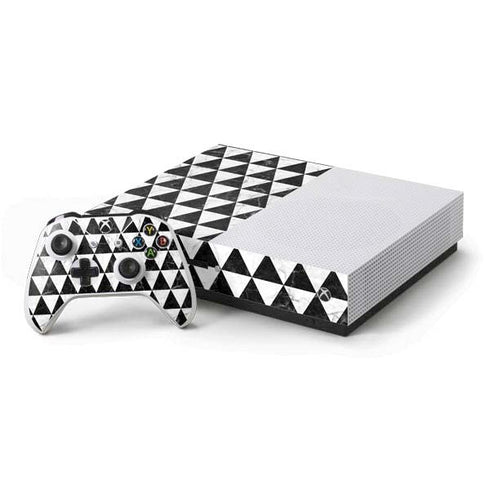 Geometric Marble Xbox One S Console and Controller Bundle Skin