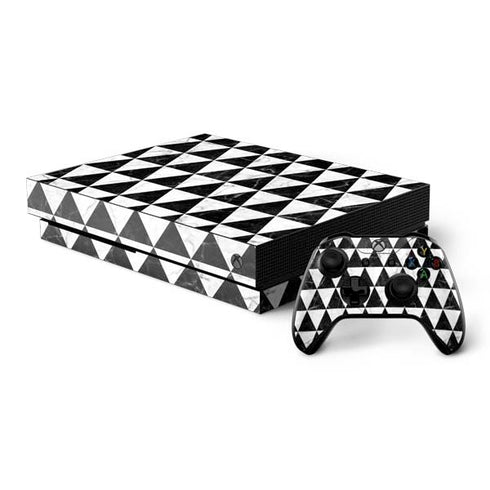 Geometric Marble Xbox One X Bundle Skin