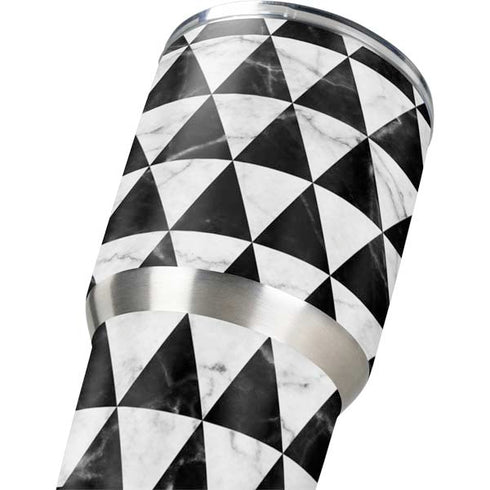 Geometric Marble Yeti 30oz Rambler Tumbler Skin