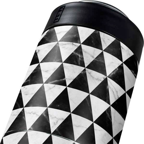 Geometric Marble Yeti Colster Can Insulator Skin