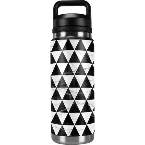 Geometric Marble YETI Rambler 26oz Bottle Skin