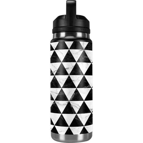 Geometric Marble YETI Rambler 26oz Bottle Skin