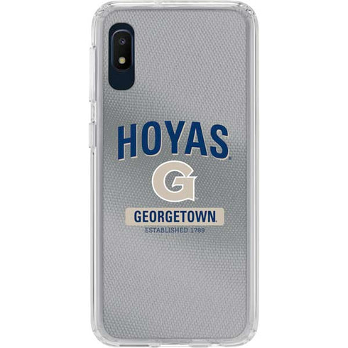 Georgetown University Established 1789 Galaxy A10e Clear Case