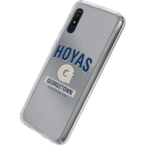 Georgetown University Established 1789 Galaxy A10e Clear Case