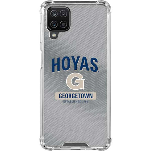 Georgetown University Established 1789 Galaxy A12 Clear Case