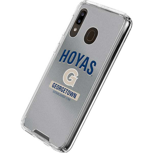 Georgetown University Established 1789 Galaxy A30 Clear Case