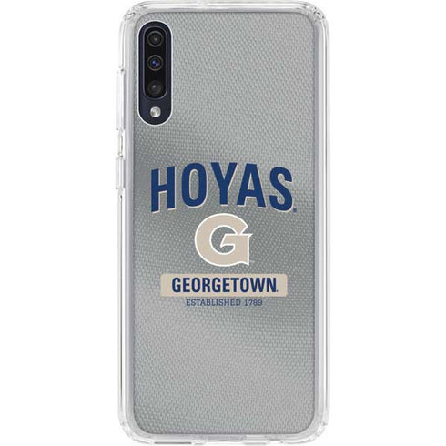 Georgetown University Established 1789 Galaxy A50 Clear Case