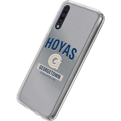 Georgetown University Established 1789 Galaxy A50 Clear Case