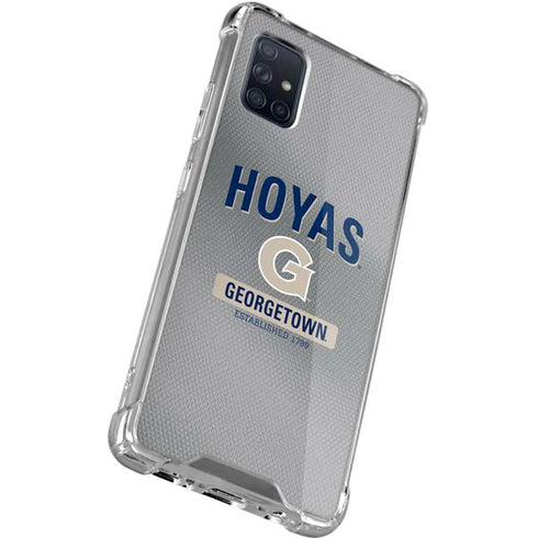 Georgetown University Established 1789 Galaxy A71 5G Clear Case