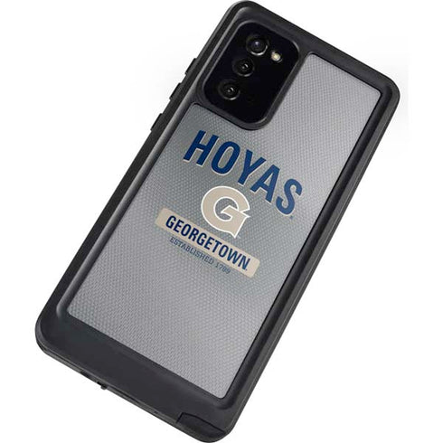 Georgetown University Established 1789 Galaxy Note20 5G Waterproof Case