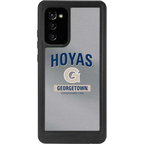 Georgetown University Established 1789 Galaxy Note20 5G Waterproof Case