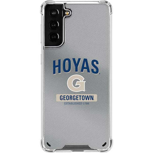 Georgetown University Established 1789 Galaxy S21 Plus 5G Clear Case