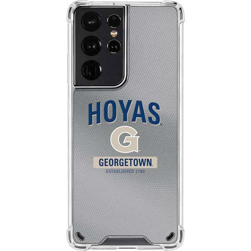 Georgetown University Established 1789 Galaxy S21 Ultra 5G Clear Case