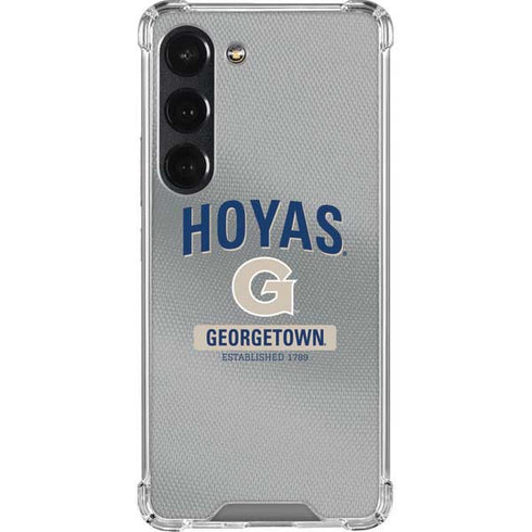 Georgetown University Established 1789 Galaxy S23 Clear Case