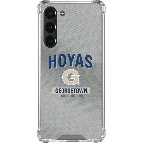 Georgetown University Established 1789 Galaxy S23 Plus Clear Case