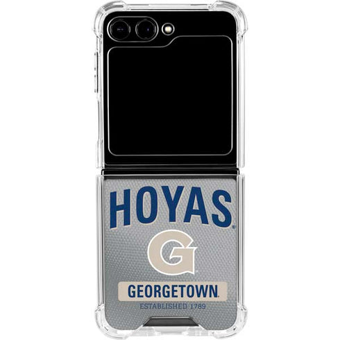 Georgetown University Established 1789 Galaxy Z Flip5 5G Clear Case